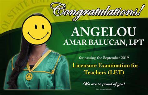 tarpaulin design for passing the board exam|LET Passers .